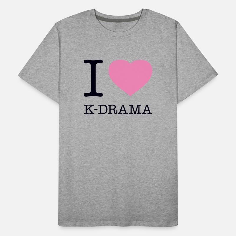 I LOVE K-DRAMA Men's Premium Organic T-Shirt