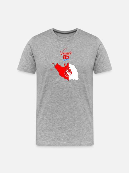 vendée - T-shirt bio Premium Homme - gris chiné
