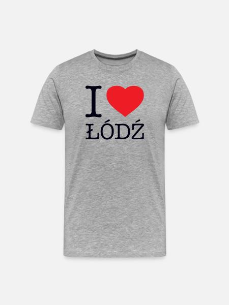 J’ADORE LODZ - T-shirt bio Premium Homme - gris chiné