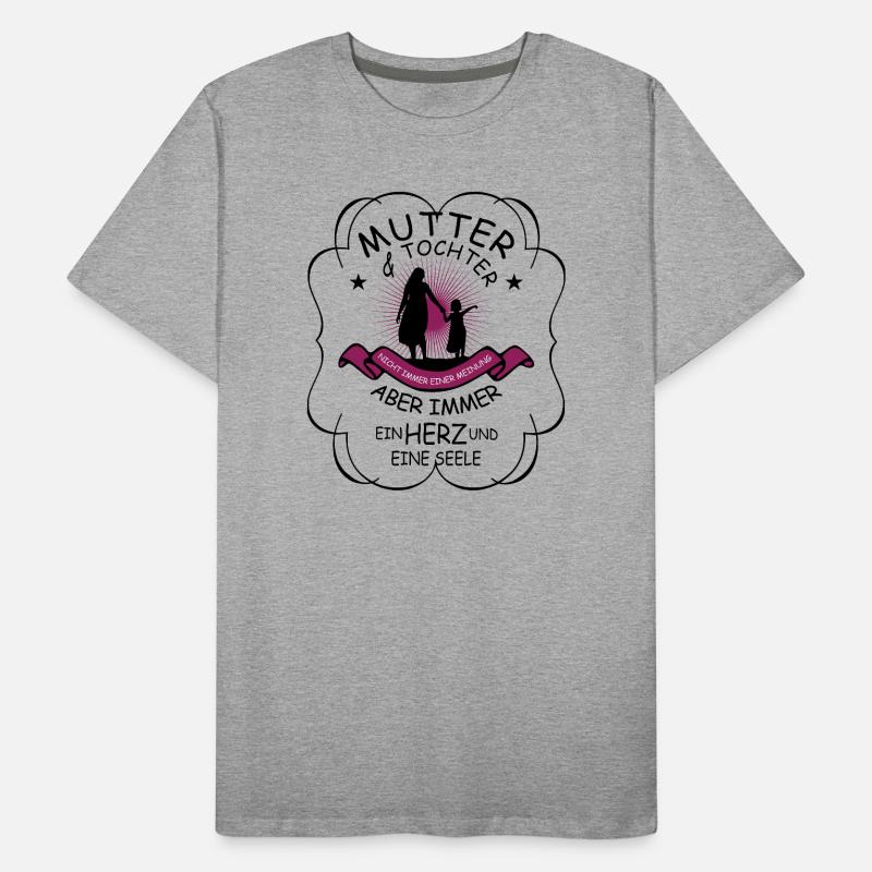 Mutter und Tochter Männer Premium Bio T-Shirt