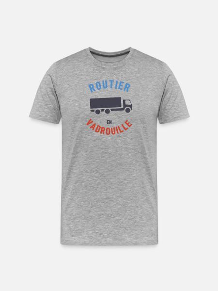 Rover Scout - Men's Premium Organic T-Shirt - heather grey