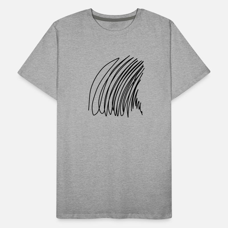 Abstract art doodle Men's Premium Organic T-Shirt
