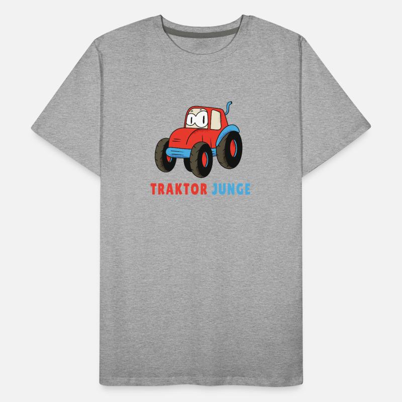 Traktor Junge Männer Premium Bio T-Shirt
