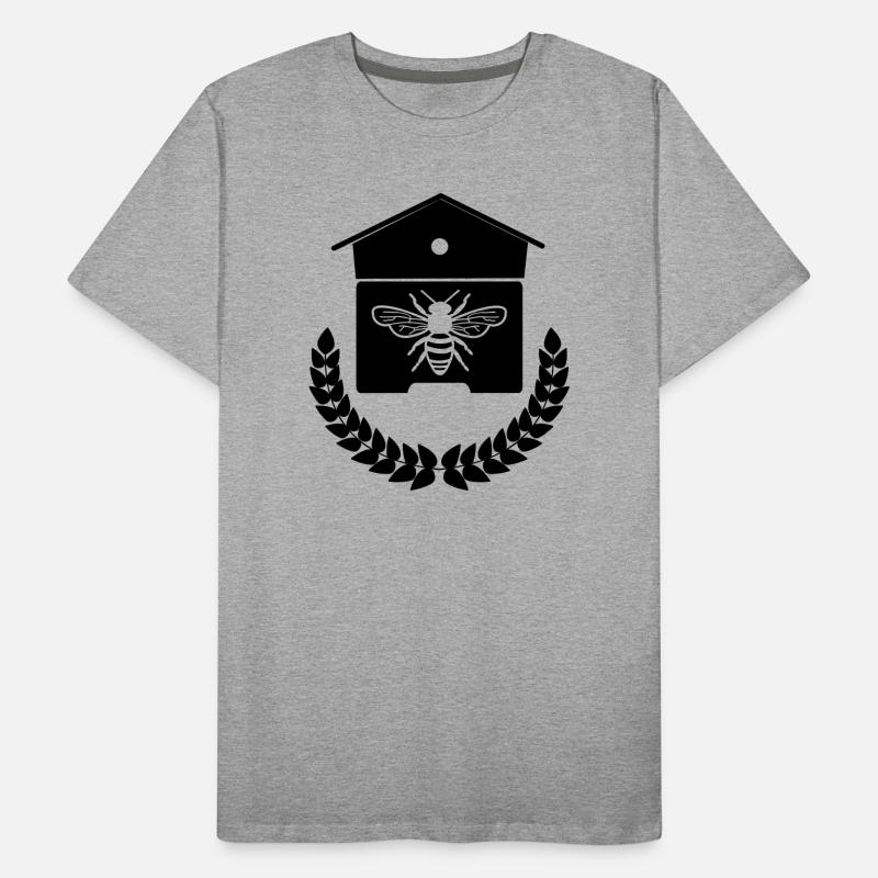 Maison d’abeilles ou nid d’abeilles T-shirt bio Premium Homme
