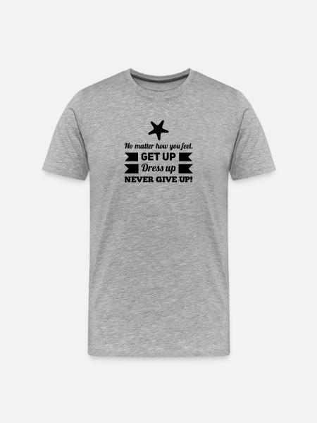 Abstract Monochrome Geometric Pattern - Men's Premium Organic T-Shirt - heather grey