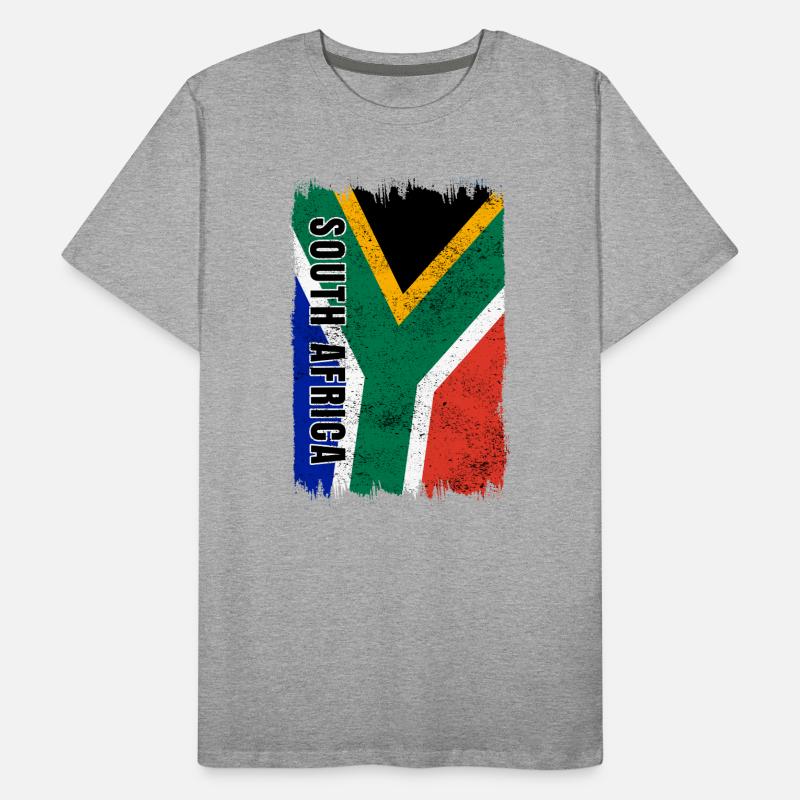 drapeau afrique du sud T-shirt bio Premium Homme