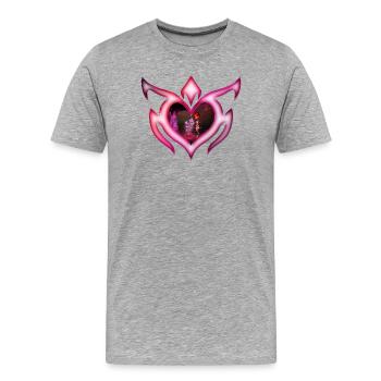 Impressive scorpion with pyramid - Men's Premium Organic T-Shirt - heather grey - Front - Damien (186cm)