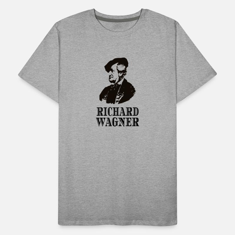 Richard Wagner Classical Music Composer Classical Music Men's Premium Organic T-Shirt