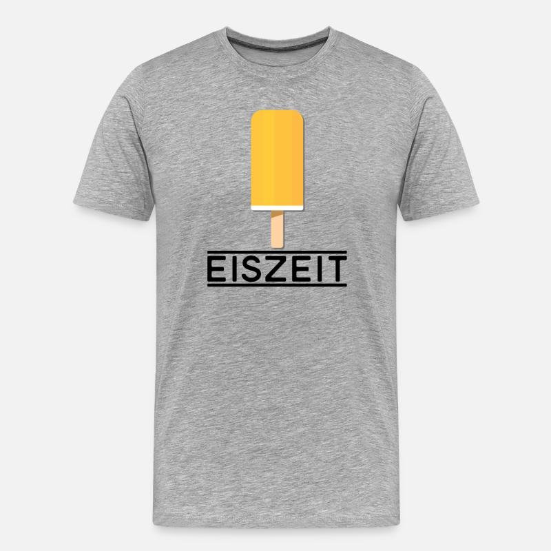 Eiszeit - 2 - Männer Premium Bio T-Shirt - Grau meliert
