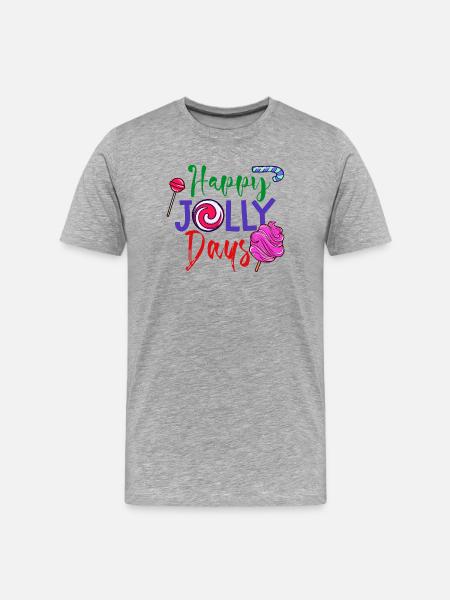 Sweets Statement Candy Snacking Delicious - Men's Premium Organic T-Shirt - heather grey