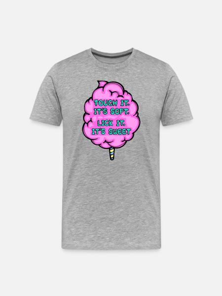 Dessert Confectioner Sugar Statement Sweets - Men's Premium Organic T-Shirt - heather grey