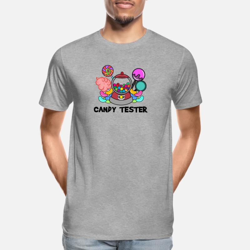 Candy Sweets Statement Dessert Snacking T-shirt bio Premium Homme