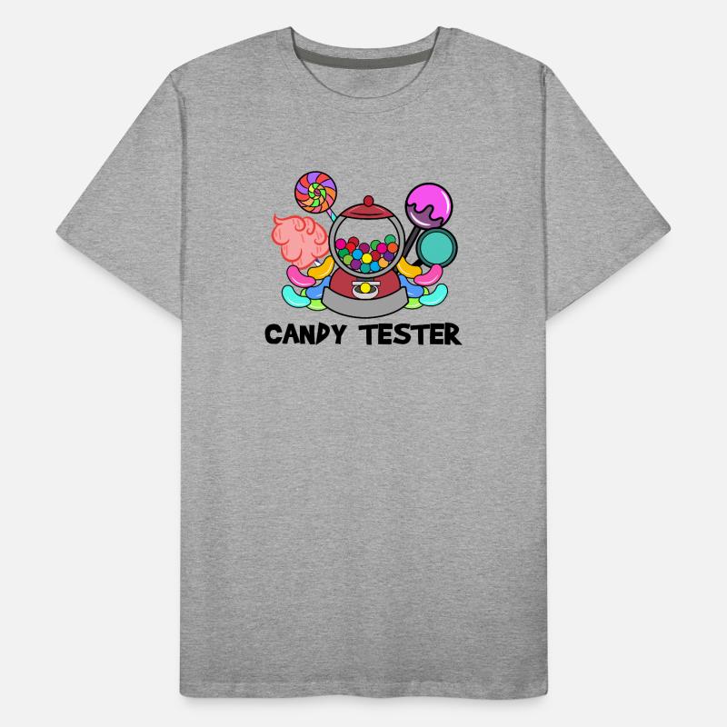 Candy Sweets Statement Dessert Snacking T-shirt bio Premium Homme