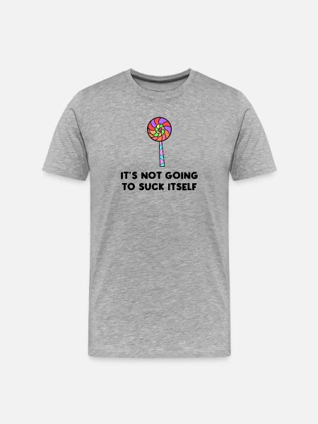Sweets Statement Délicieux dessert Snacking - T-shirt bio Premium Homme - gris chiné