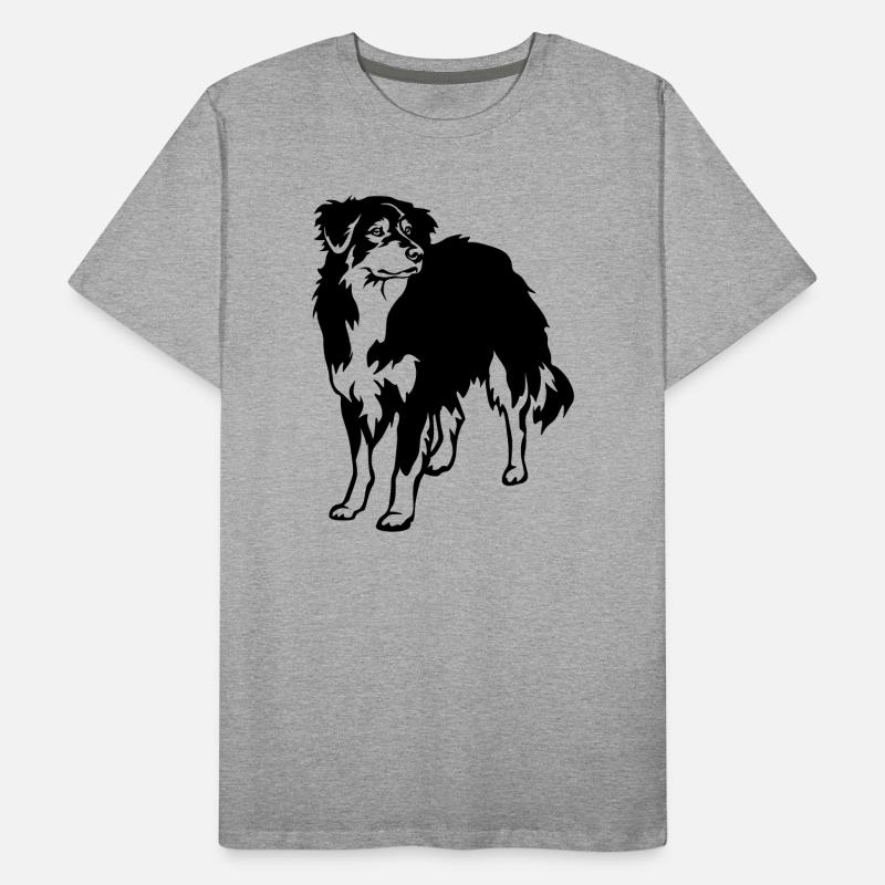 Australian Shepherd Männer Premium Bio T-Shirt