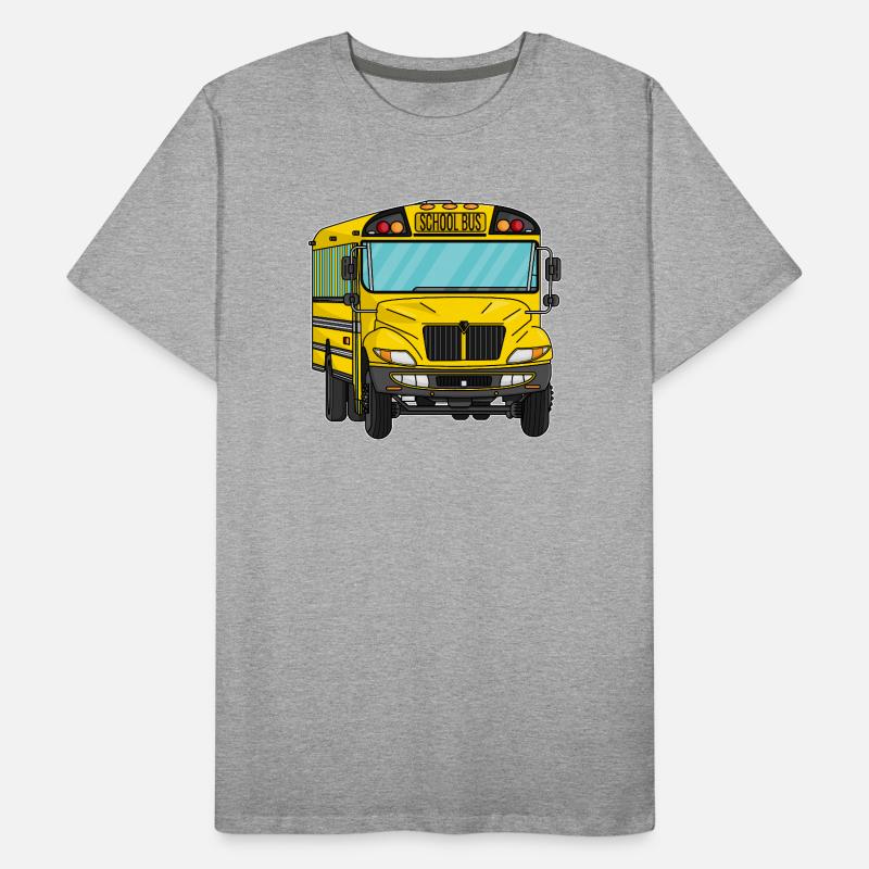 School bus Men's Premium Organic T-Shirt
