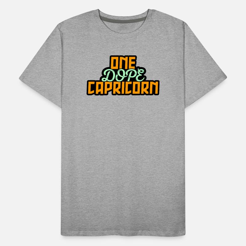 Horoskop Statement Steinbock Esoterik Sternzeichen Männer Premium Bio T-Shirt