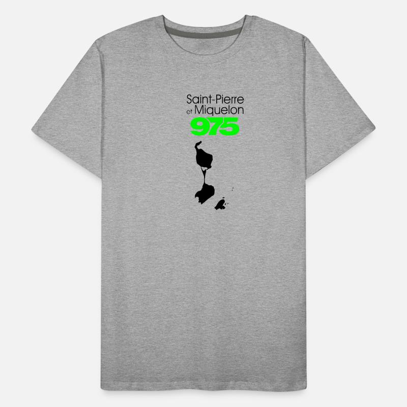Saint-Pierre & Miquelon T-shirt bio Premium Homme