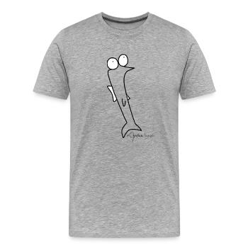 Roach © Chyropterum Innoxius - Men's Premium Organic T-Shirt - heather grey - Front - Damien (186cm)