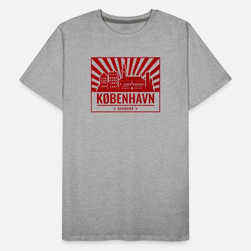 Horizon de Copenhague T-shirt bio Premium Homme