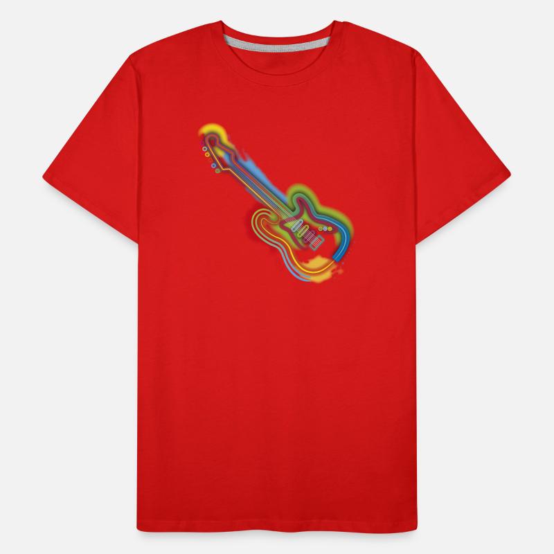Guitare Pop Art T-shirt bio Premium Homme