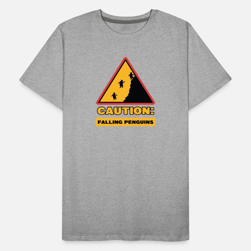 Déclaration de pingouin Oiseaux Animal Pôle Sud T-shirt bio Premium Homme