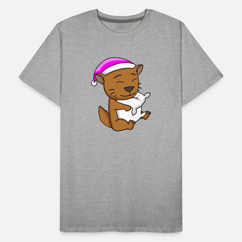 Cat cat breed Somali Men's Premium Organic T-Shirt