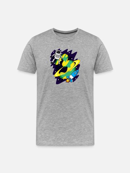 3 years old Young gift - Men's Premium Organic T-Shirt - heather grey