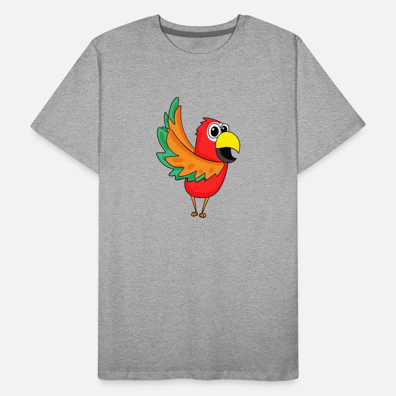 Parrot Jungle Men's Premium Organic T-Shirt