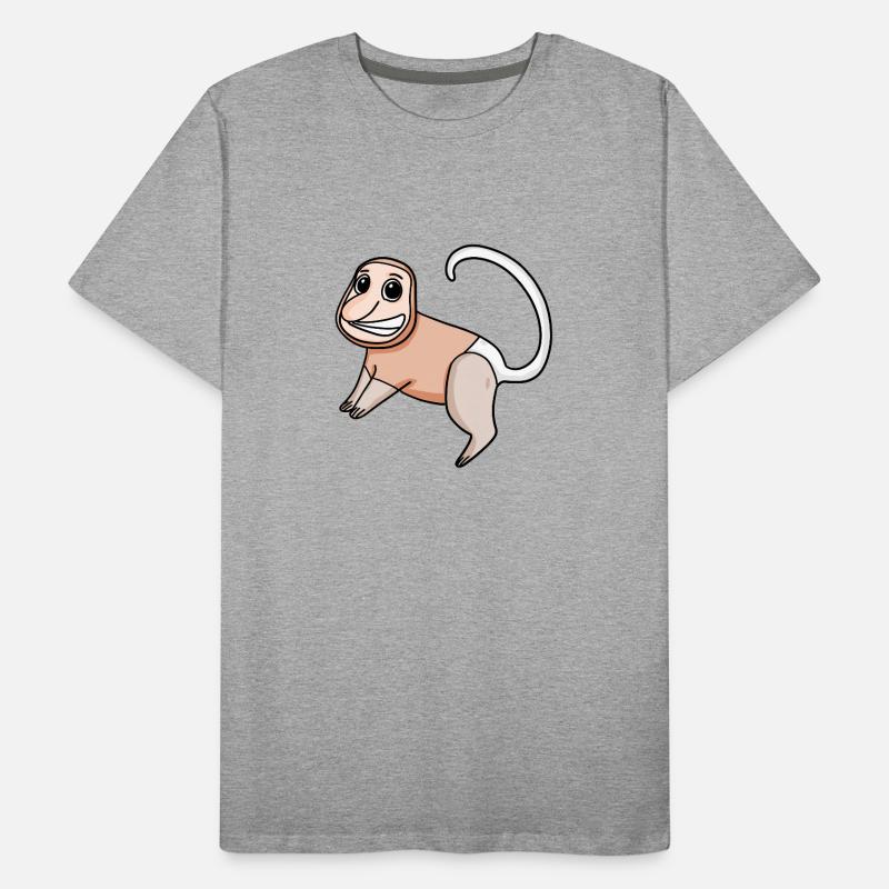 Proboscis Singe Singe Singe T-shirt bio Premium Homme