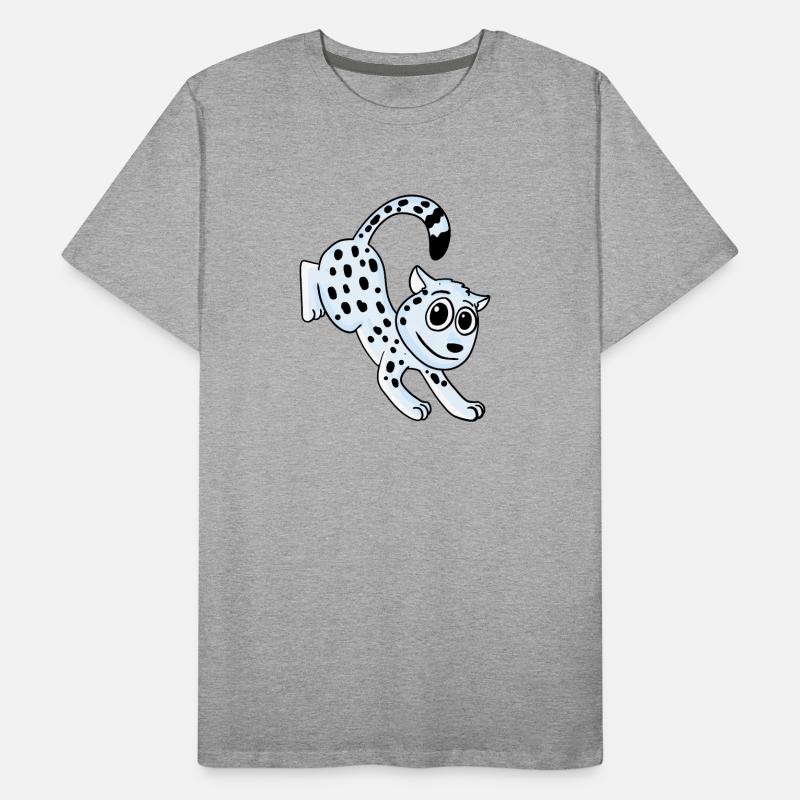 Léopard des neiges Léopard T-shirt bio Premium Homme