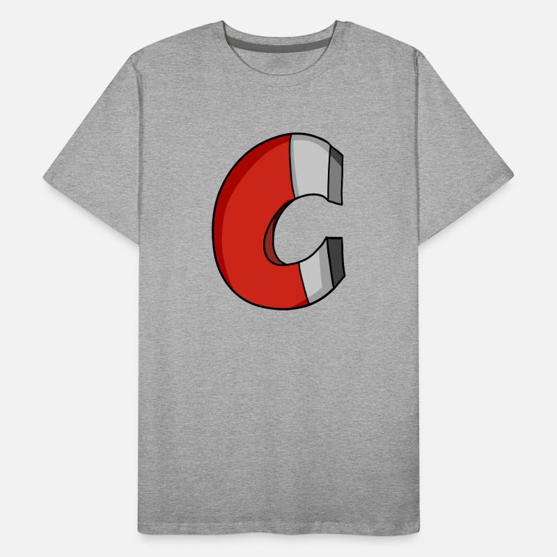 Aimant fer à cheval T-shirt bio Premium Homme