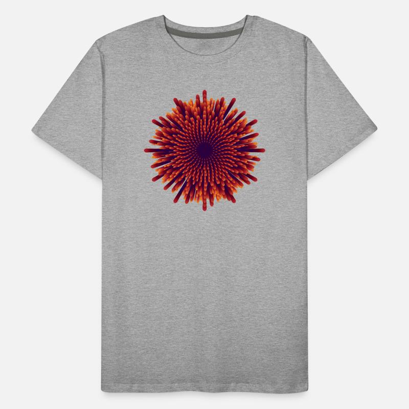 Vector Flower Men's Premium Organic T-Shirt