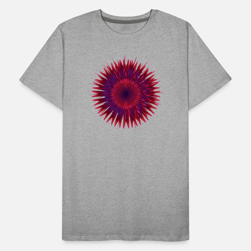 Vector Flower Men's Premium Organic T-Shirt