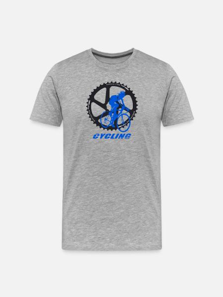 Cycling - T-shirt bio Premium Homme - gris chiné
