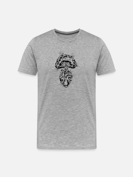 Environmental protection Climate protection - Men's Premium Organic T-Shirt - heather grey
