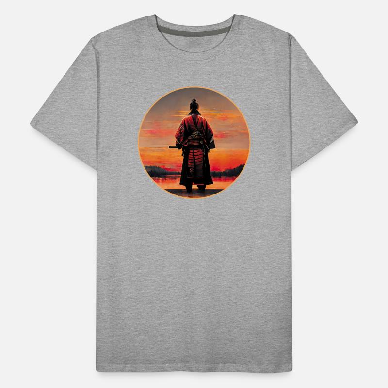 Guerrier Samouraï T-shirt bio Premium Homme