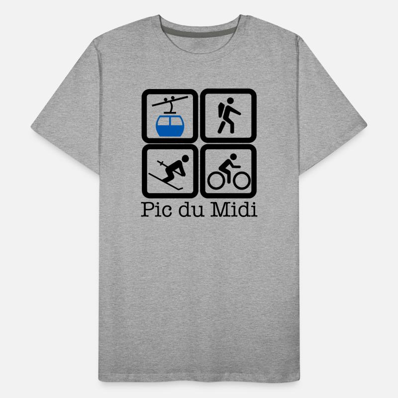 Pic du Midi T-shirt bio Premium Homme