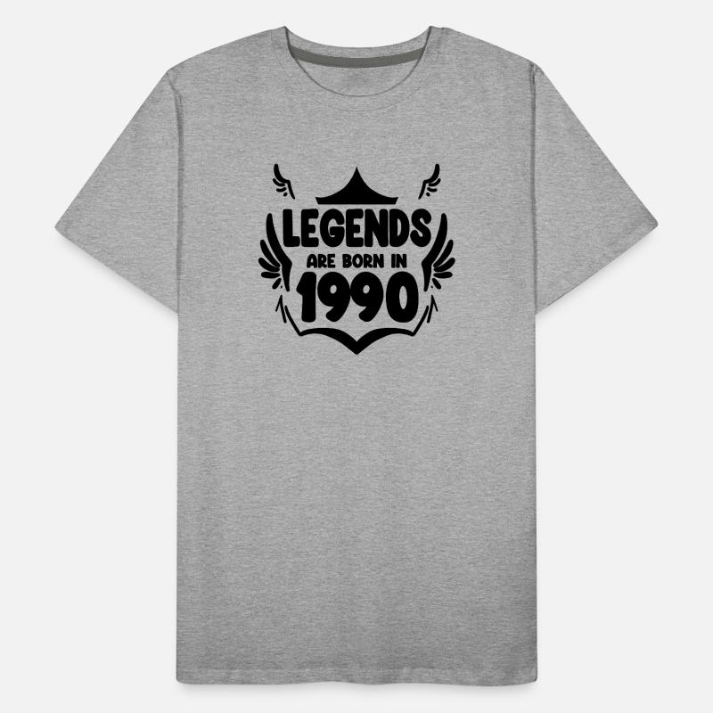 1990 - Born 1990 Men's Premium Organic T-Shirt