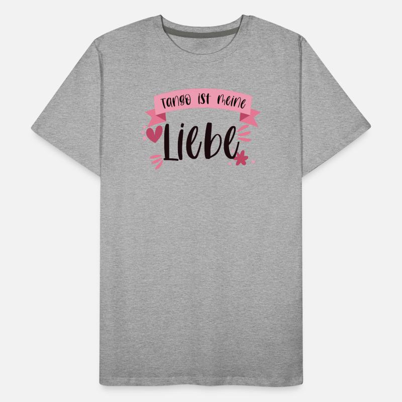 Tango Tänzerin Tanzen Tanzschule Geschenk Männer Premium Bio T-Shirt