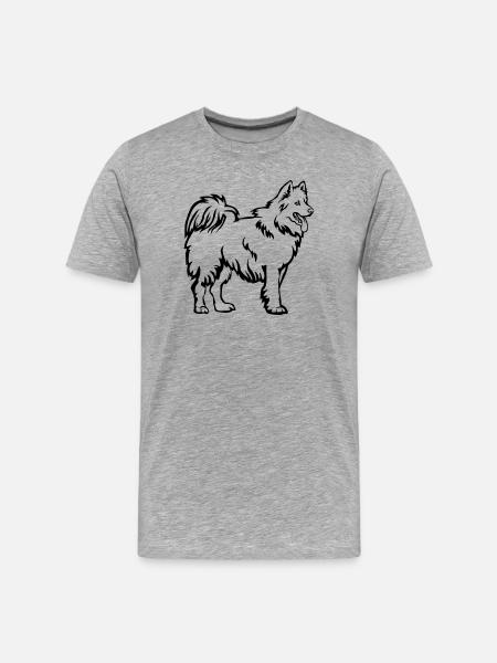 Samoyed - Men's Premium Organic T-Shirt - heather grey