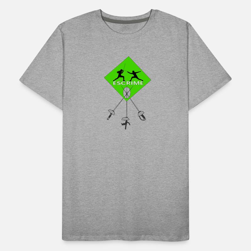 Escrime T-shirt bio Premium Homme
