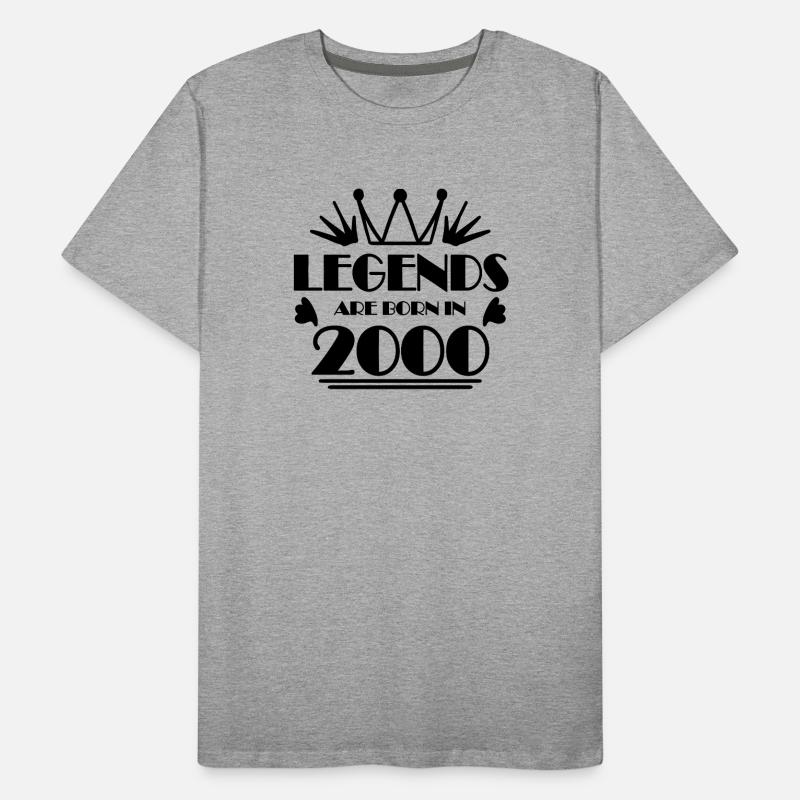 2000 - Born in 2000 Men's Premium Organic T-Shirt