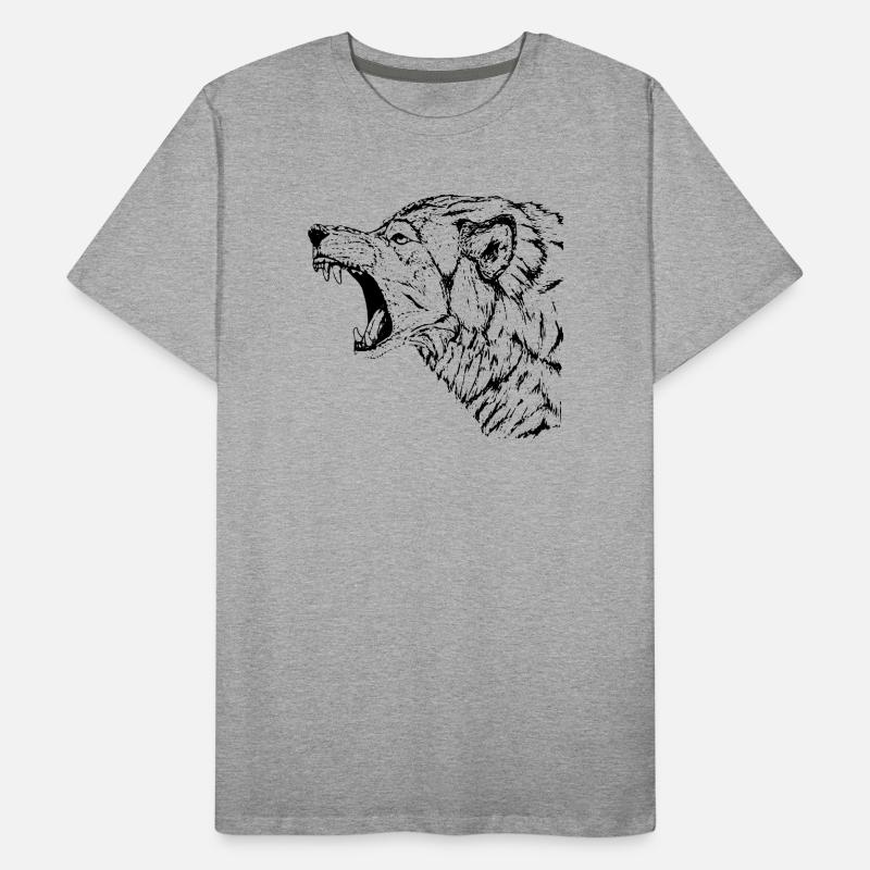 Loup T-shirt bio Premium Homme