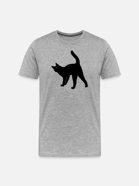 Cat cat - Men's Premium Organic T-Shirt - heather grey