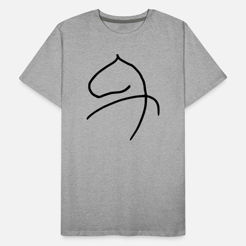 Cheval T-shirt bio Premium Homme