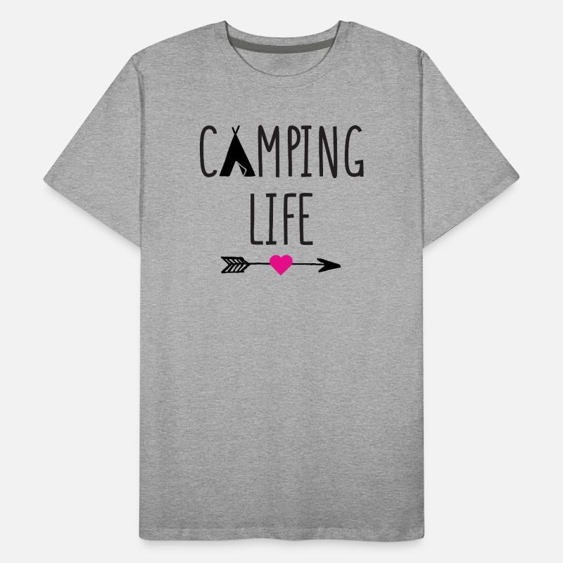 Vie de camping T-shirt bio Premium Homme