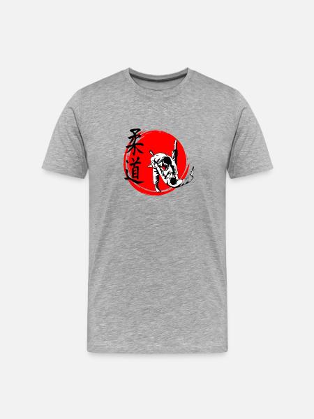 Judo - Men's Premium Organic T-Shirt - heather grey