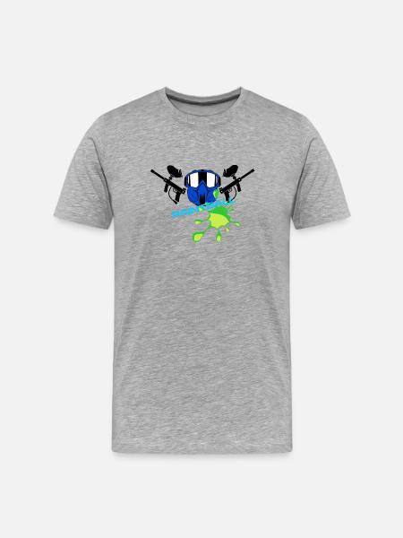 Paintball - Men's Premium Organic T-Shirt - heather grey