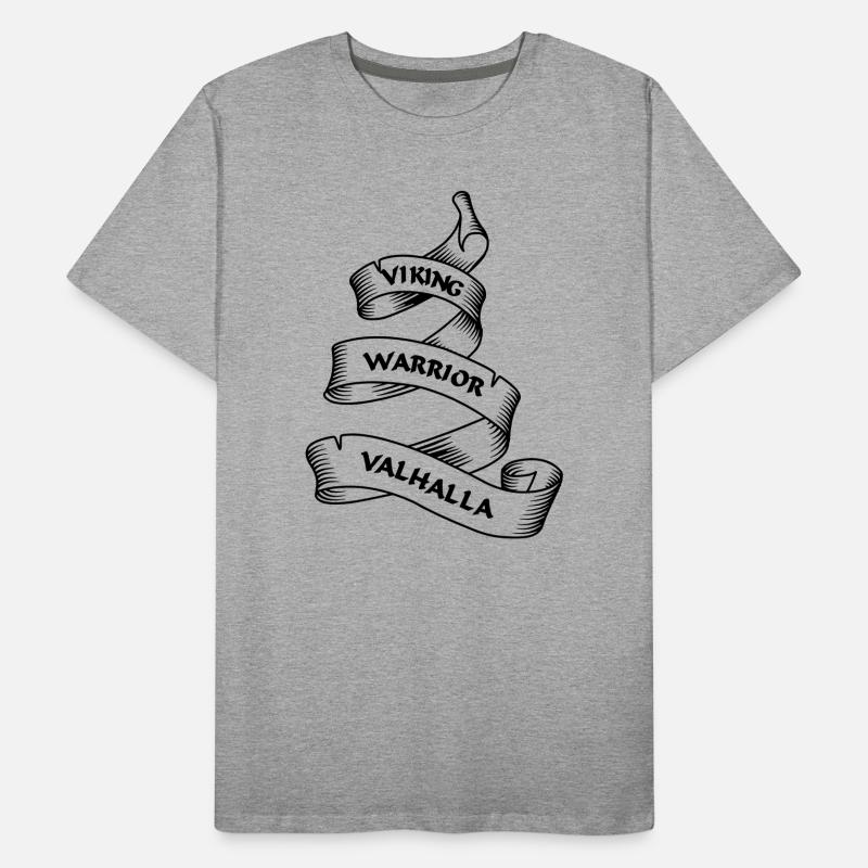 Wikinger Wimpel oder Banner transparent Männer Premium Bio T-Shirt
